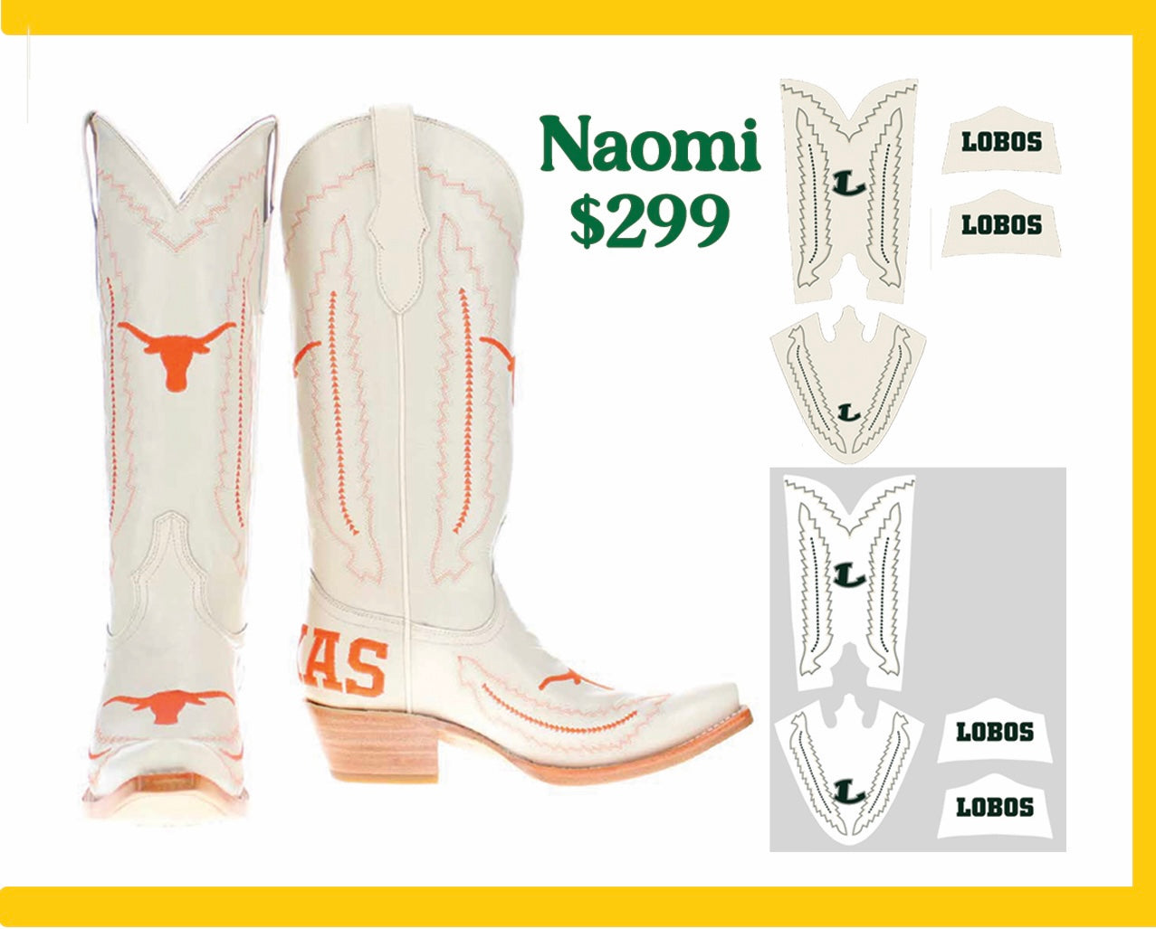 Womens Custom Lobo Boots-Naomi- knee high